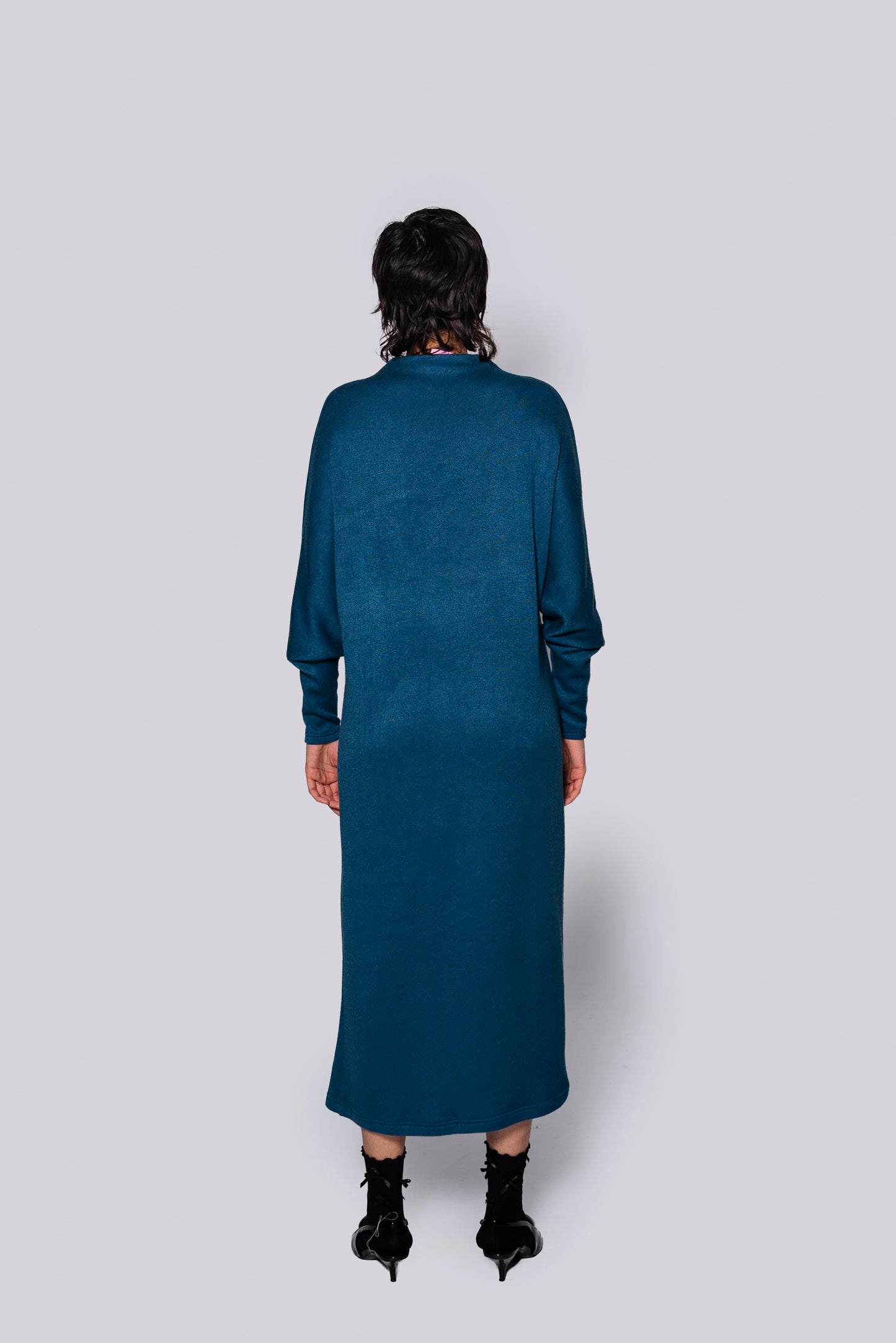 Vestido Murcielago Azul