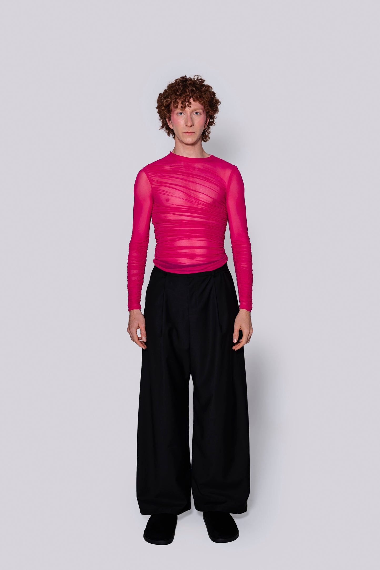 Top Tul Fucsia