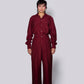 Pantalón Tokio Tencel Burdeos