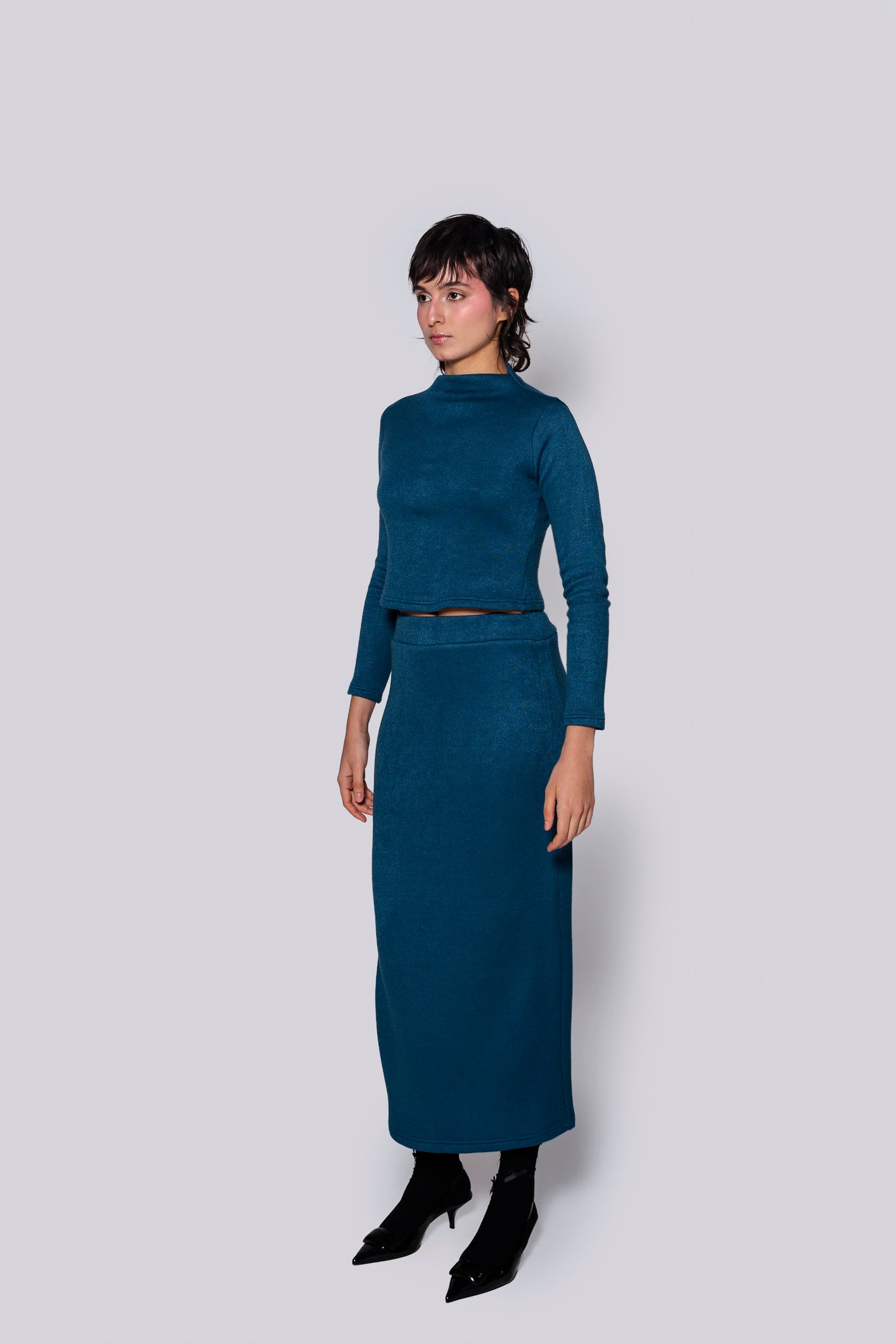 Falda Punto Azul