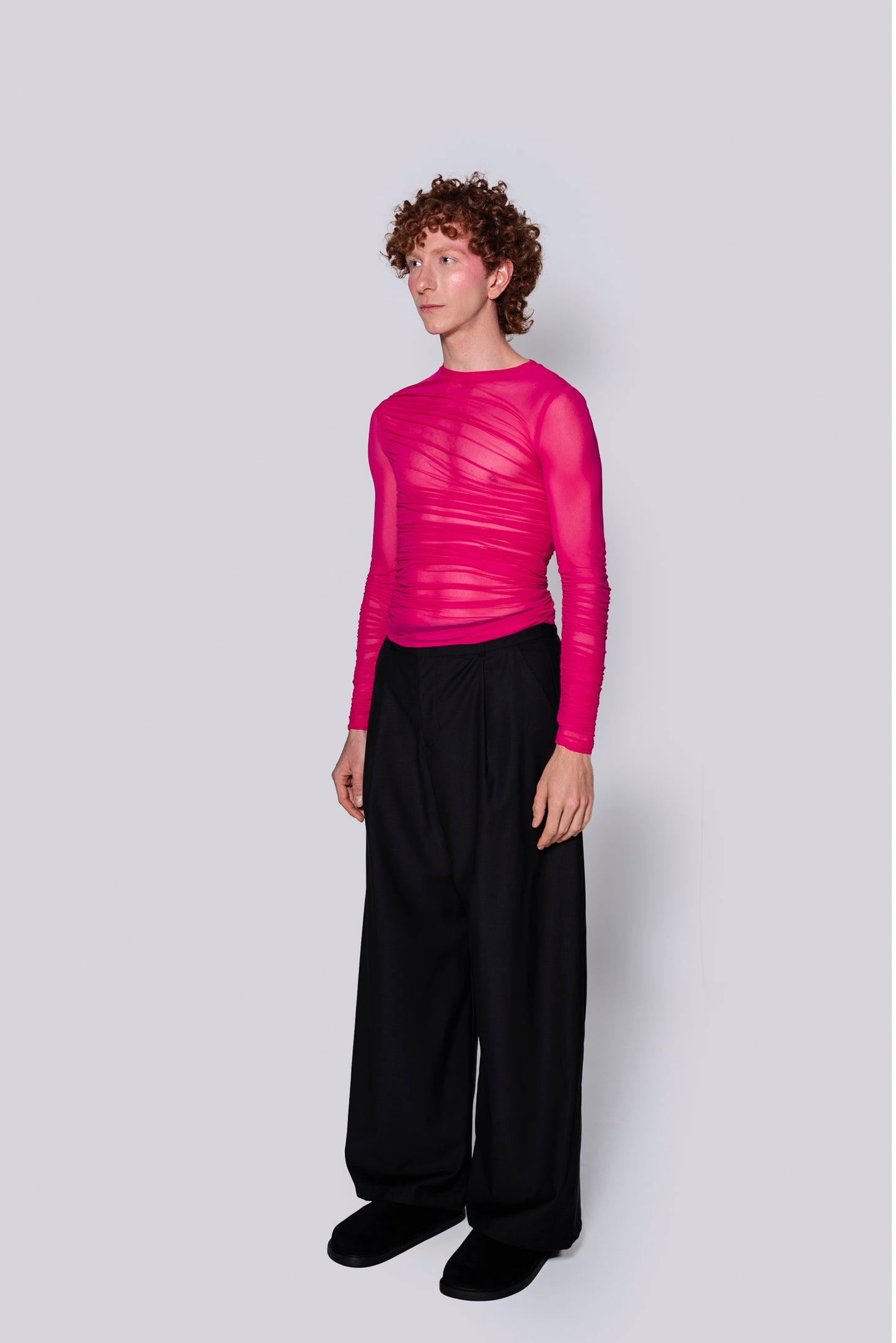 Top Tul Fucsia