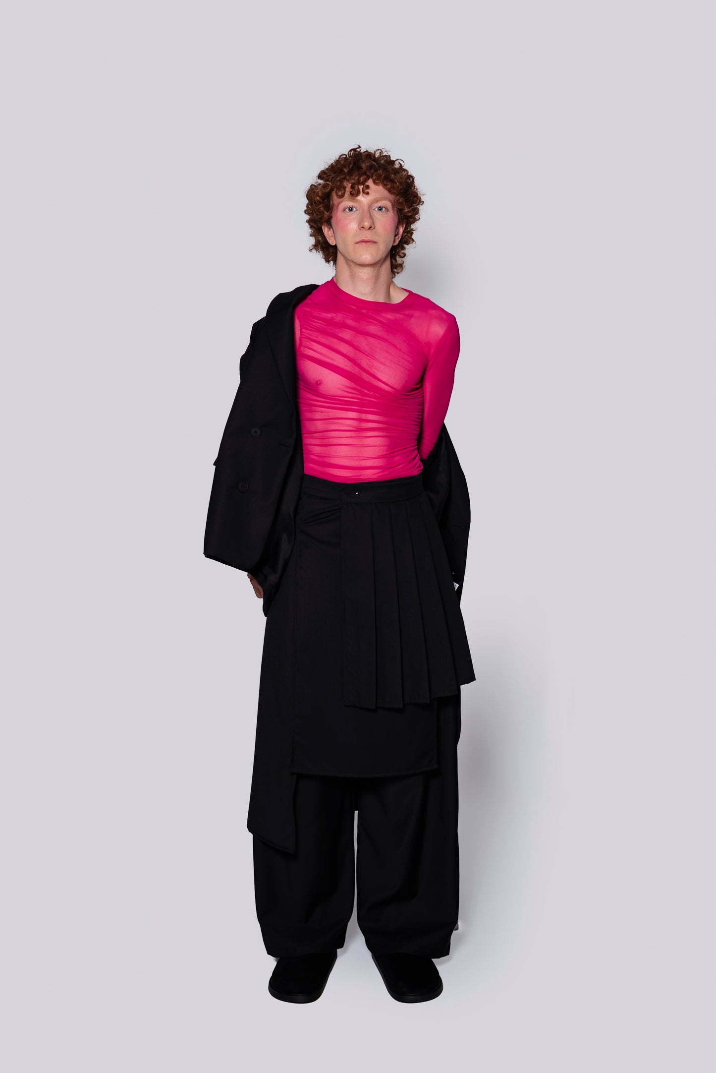 Top Tul Fucsia