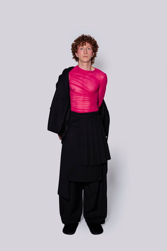 Top Tul Fucsia